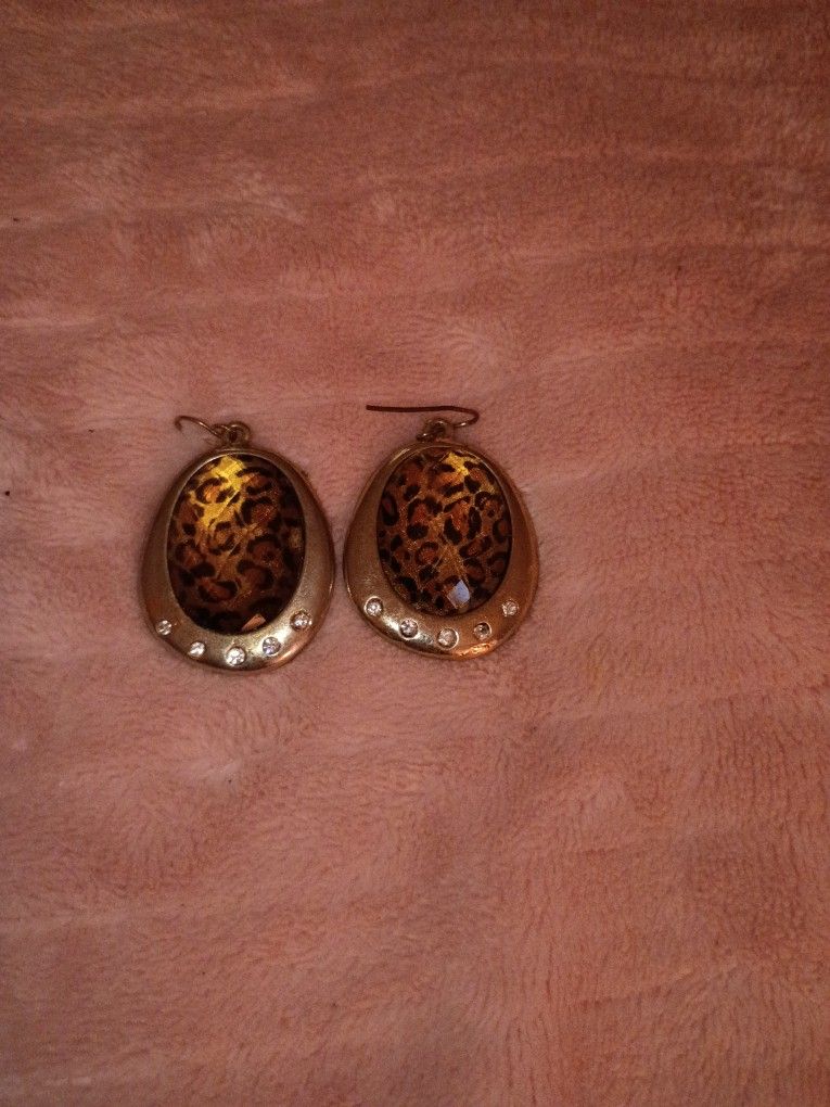 Leopard Earrings