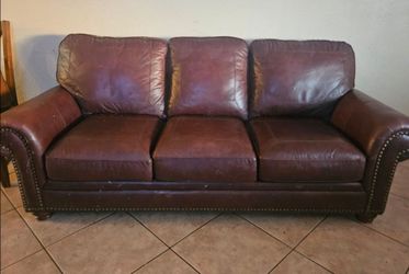 Leather sofa