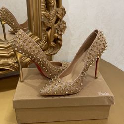 Elegant  Heels With Red Bottom 