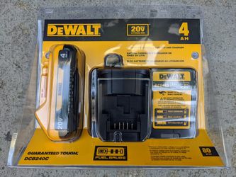 Dewalt 20V 4ah 4.0ah battery and charger 4 ah