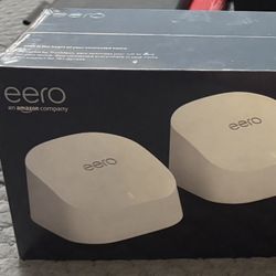 BRAND NEW EERO 6 Dual-Band Mesh Wi-Fi 6 System Covers Upto 5000Sqft (3-pack)