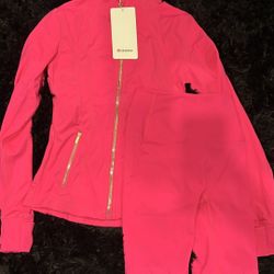 Pink Lululemon Define Set
