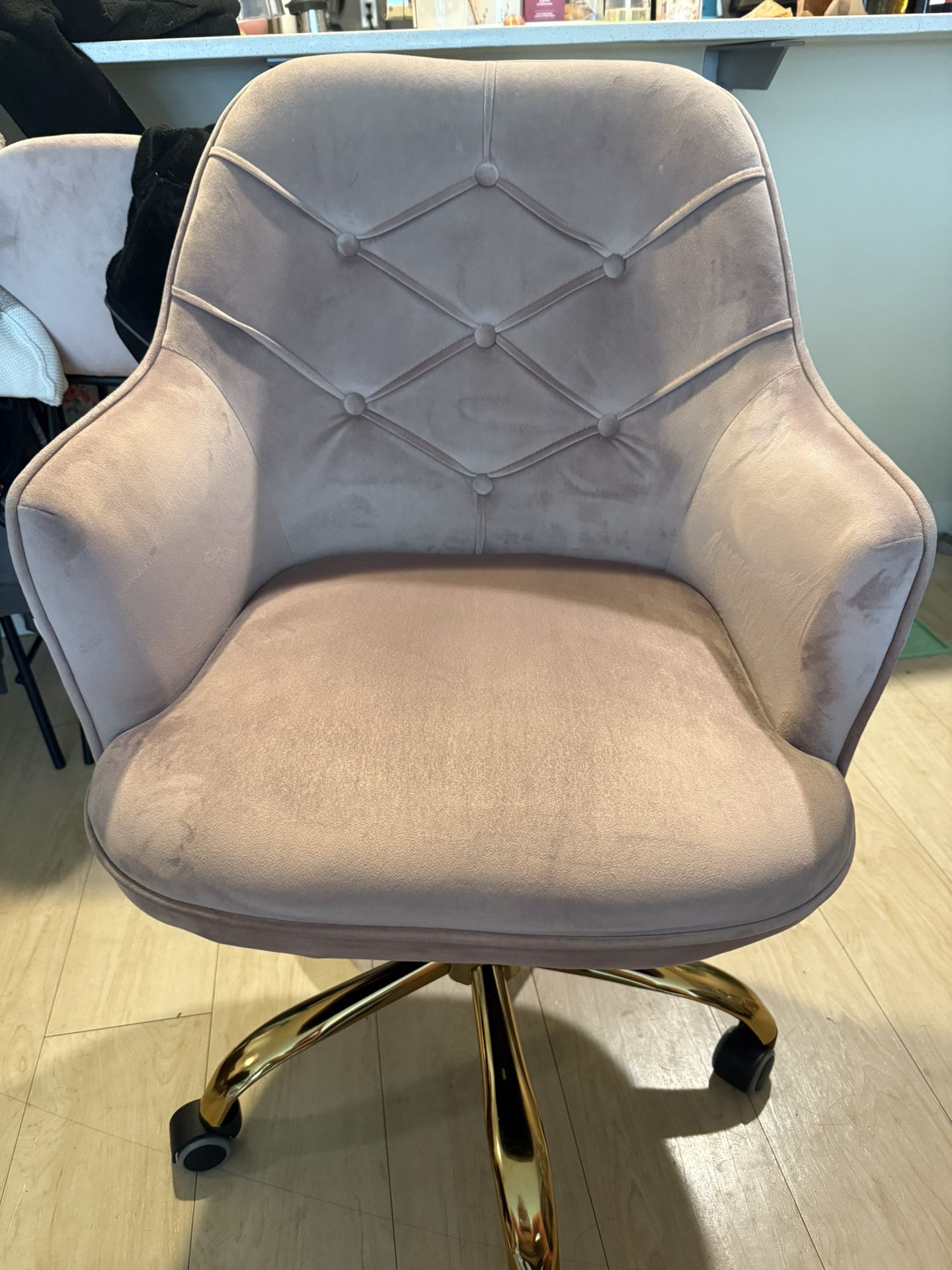 Pink Swivel Office Chair