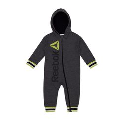 Reebok Baby Boy Hooded Romper, Size 18M