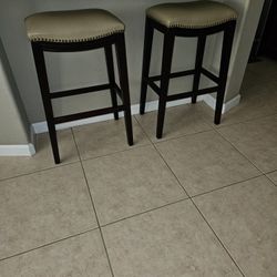 Two Bar Stools 