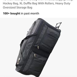 Gothamite 46” rolling duffel bag! New! 