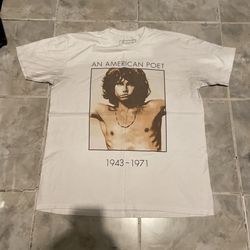 Official Y2K The Doors An American Poet Jim Morrison T-Shirt SZ XL