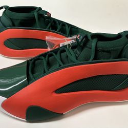 RARE Adidas Harden Vol 8 PE Miami Hurricanes Player Issued Size 14.5 Men