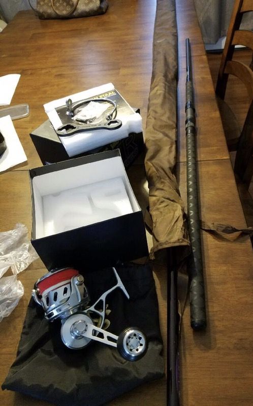 Van Staal VR 200 Fishing Reel with St Croix Mojo 10'6 Surf Rod.