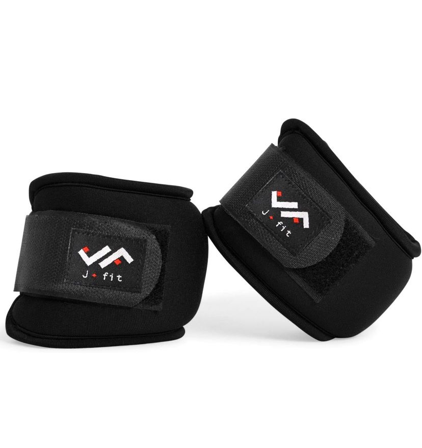 JFIT Wrist Weight Pair – Set of 2, Wrist Straps for Fitness, Walking, Workout – Multiple Size and Weight Options – Comfortable, Breathable S/M@A7-136