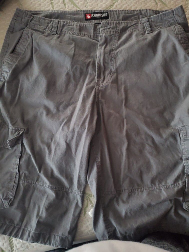 Southpole Cargo Mens Gray Shorts