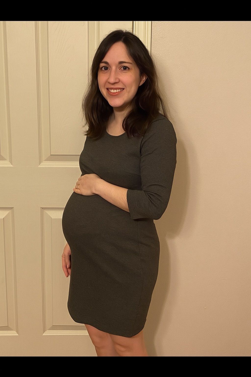 Gray Maternity Dress Size Womens Small 
