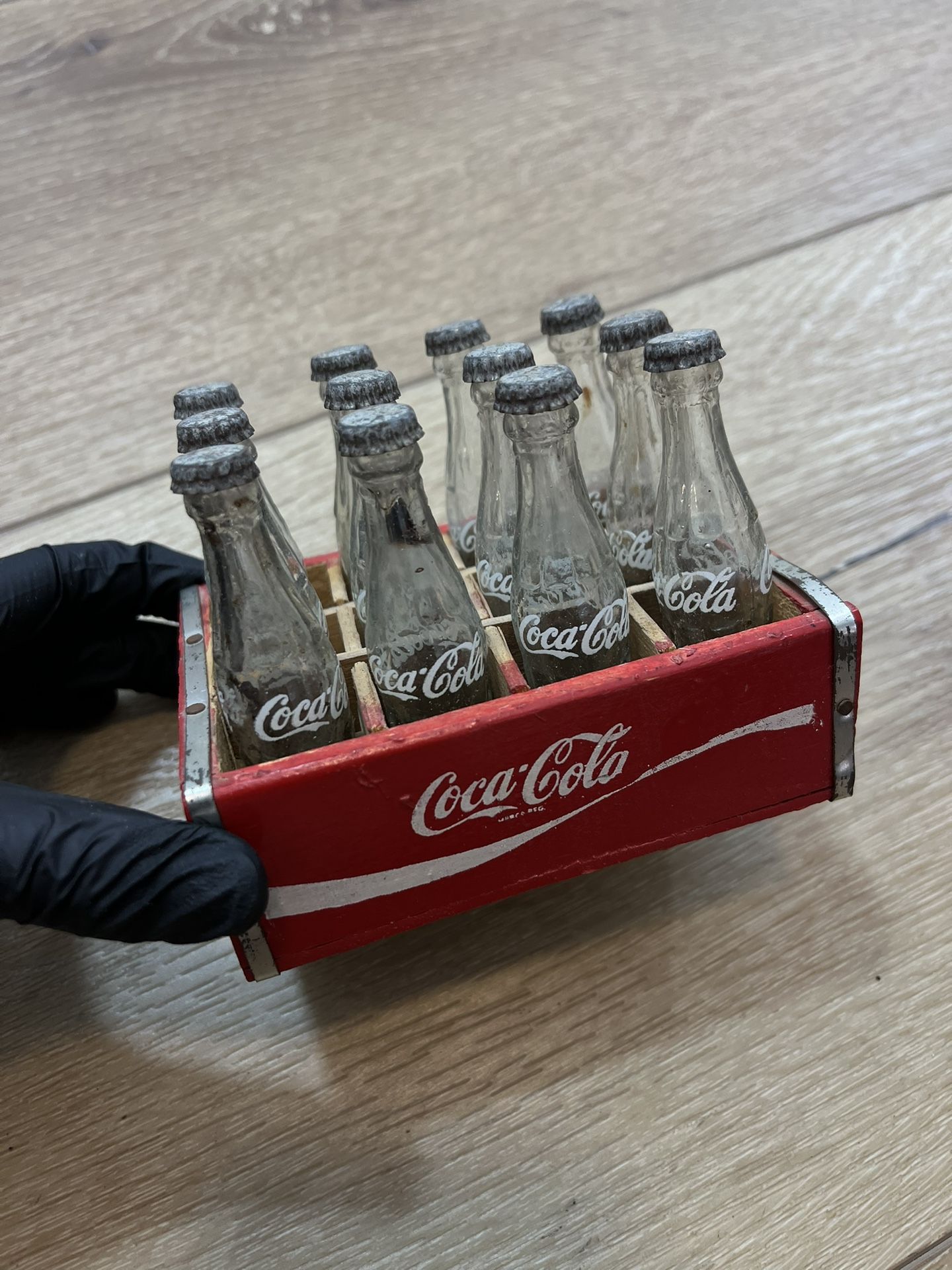 Vintage Mini Coca-Cola Bottle Crate