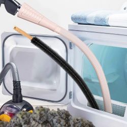 2 Pieces Dryer Vent Cleaner Kit Dryer Lint Brush Vacuum Hose Attachment Brush Lint Remover 