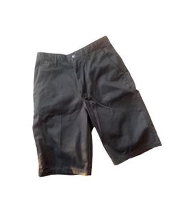 Volcom Men's Black Flat-Front Shorts