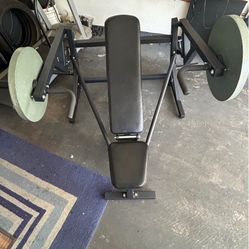 Barely used Titan chest press and incline machine with different angles. 