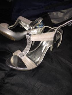 Silver heels