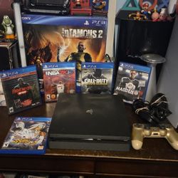 PS4 Slim 1TB Bundle With 5 Games