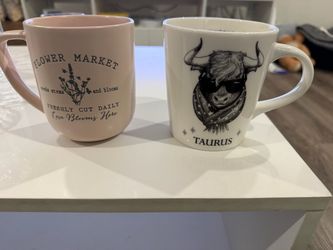 Ceramic Coffee Mugs Set of 2