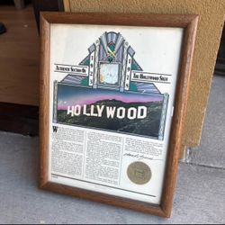 Authentic Piece Of Hollywood Sign
