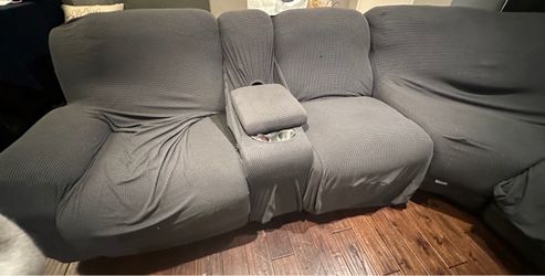 Free sectional gray couch