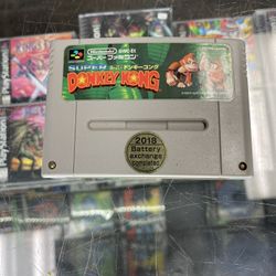 Donkey Kong Snes Famicom $20 Gamehogs 11am-7pm