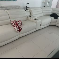 White large sofa