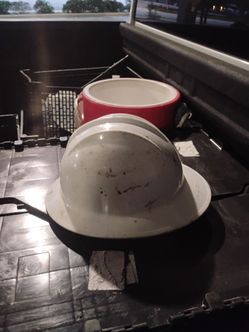 White Full Brim Hard Hat