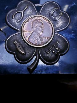 VINTAGE 1947 GOODLUCK PENDANT OR CHARM