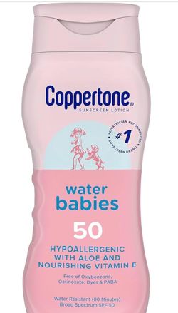 Coppertone Water Babies Sunscreen Lotion SPF 50
