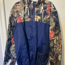 Flower Print Windbreaker 