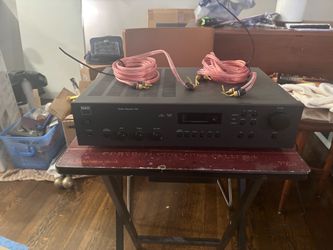 NAD STEREO RECEIVER & Monster speaker cable