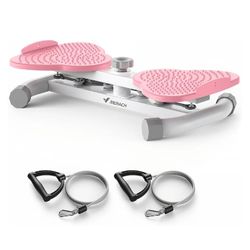 Waist Twister, Ab Machine with 300 lbs Weight Capacity, Abs Workout for Slim Waist and Core Ab Exercise, Noiseless Home Gym Exercise Equipment for Wom
