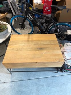 West elm mango wood coffee table