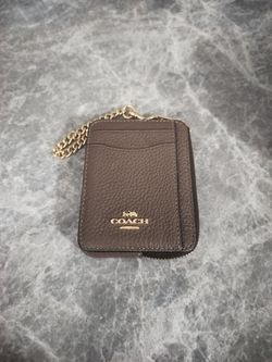 COACH Dark Stone Matching Wallet