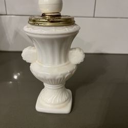 Vintage Avon White Glass Bath Urn