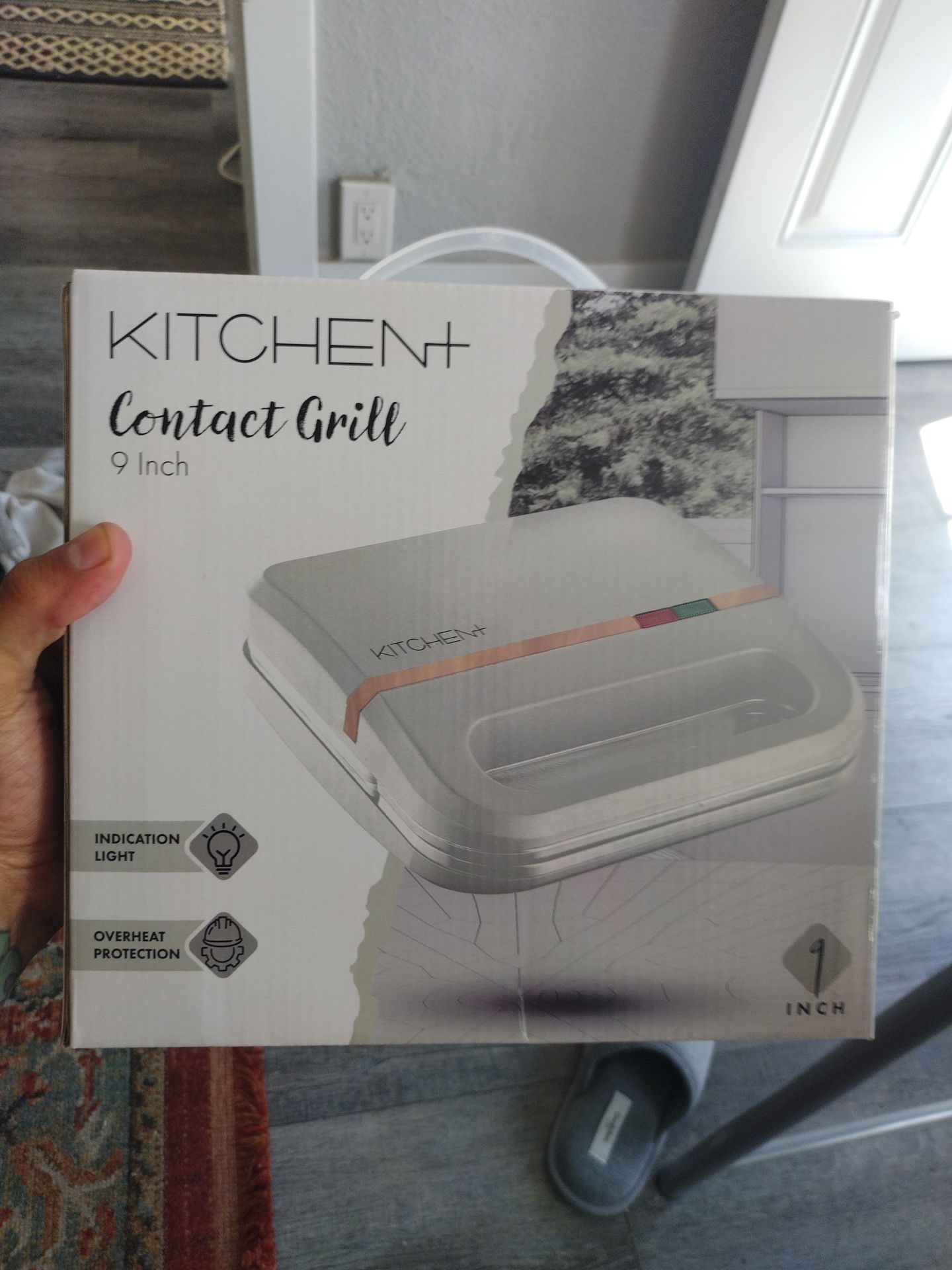 9 inch contact grill