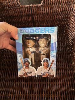 JAMES OUTMAN & MIGUEL VARGAS DODGERS THE ROOKIES BOBBLE HEADLE