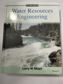 Water Resources Engineering Textbook by Larry Mays, Second Edition (Final Sale, Like New)