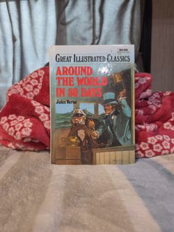 Around the World in 80 Days by Jules Verne, part of the Great Illustrated Classics series.