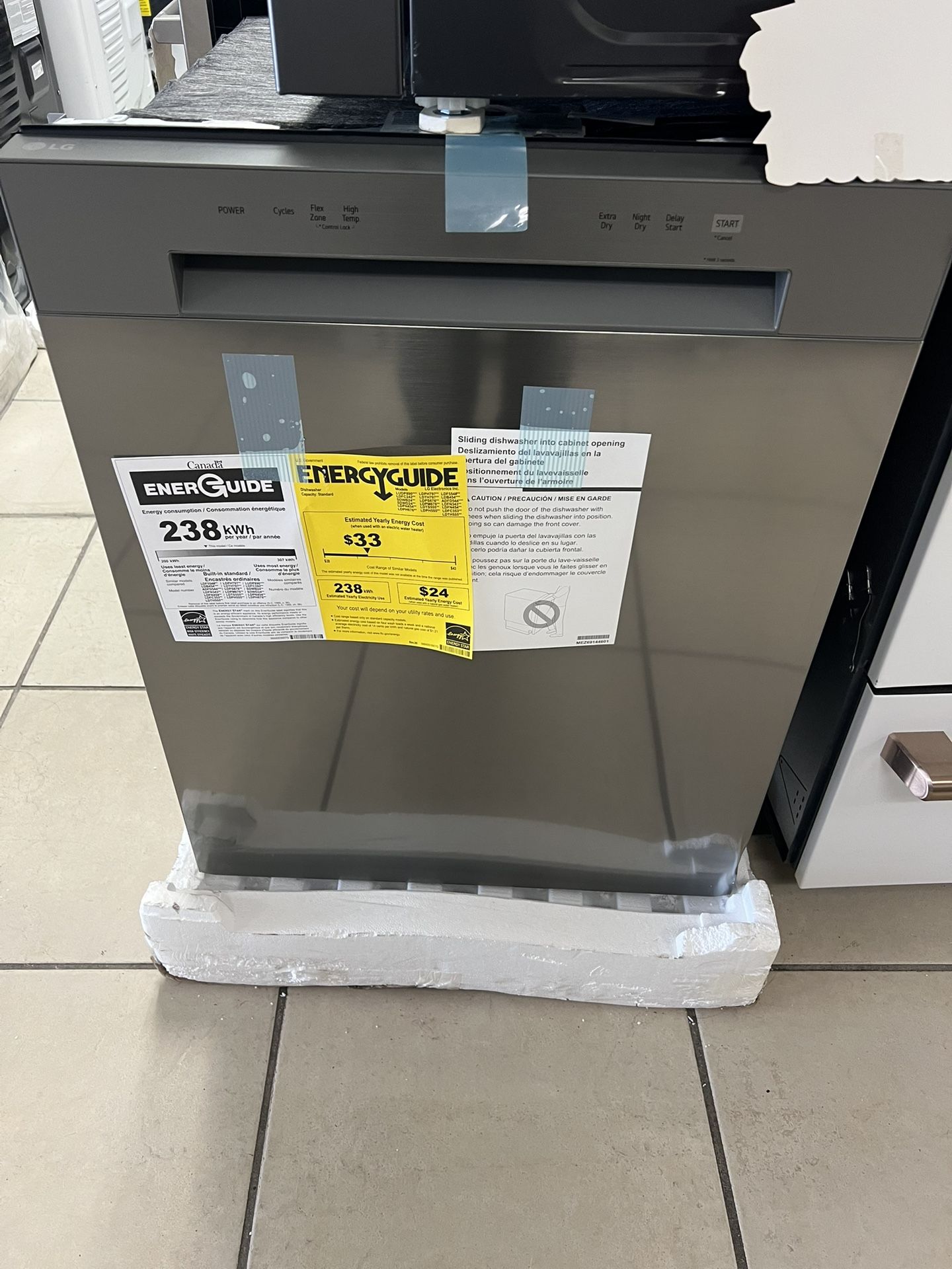 LG dishwasher