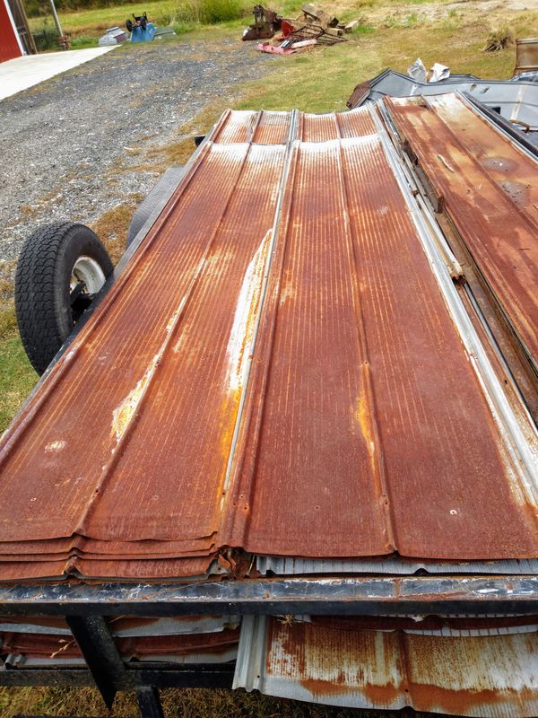 Reclaimed Metal Roofing Barn Tin Beautiful Rustic Weathered Patina for