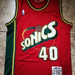 Seattle Supersonics Jersey Shawn Kemp 