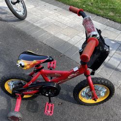 Toddler Bike With Training Wheels  Age 3-5