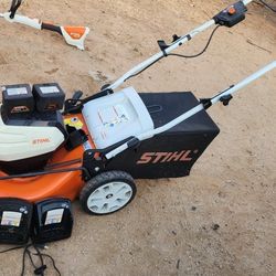 Stihl Battery Lawn Mower & String Trimmer 