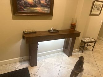 Entryway console table