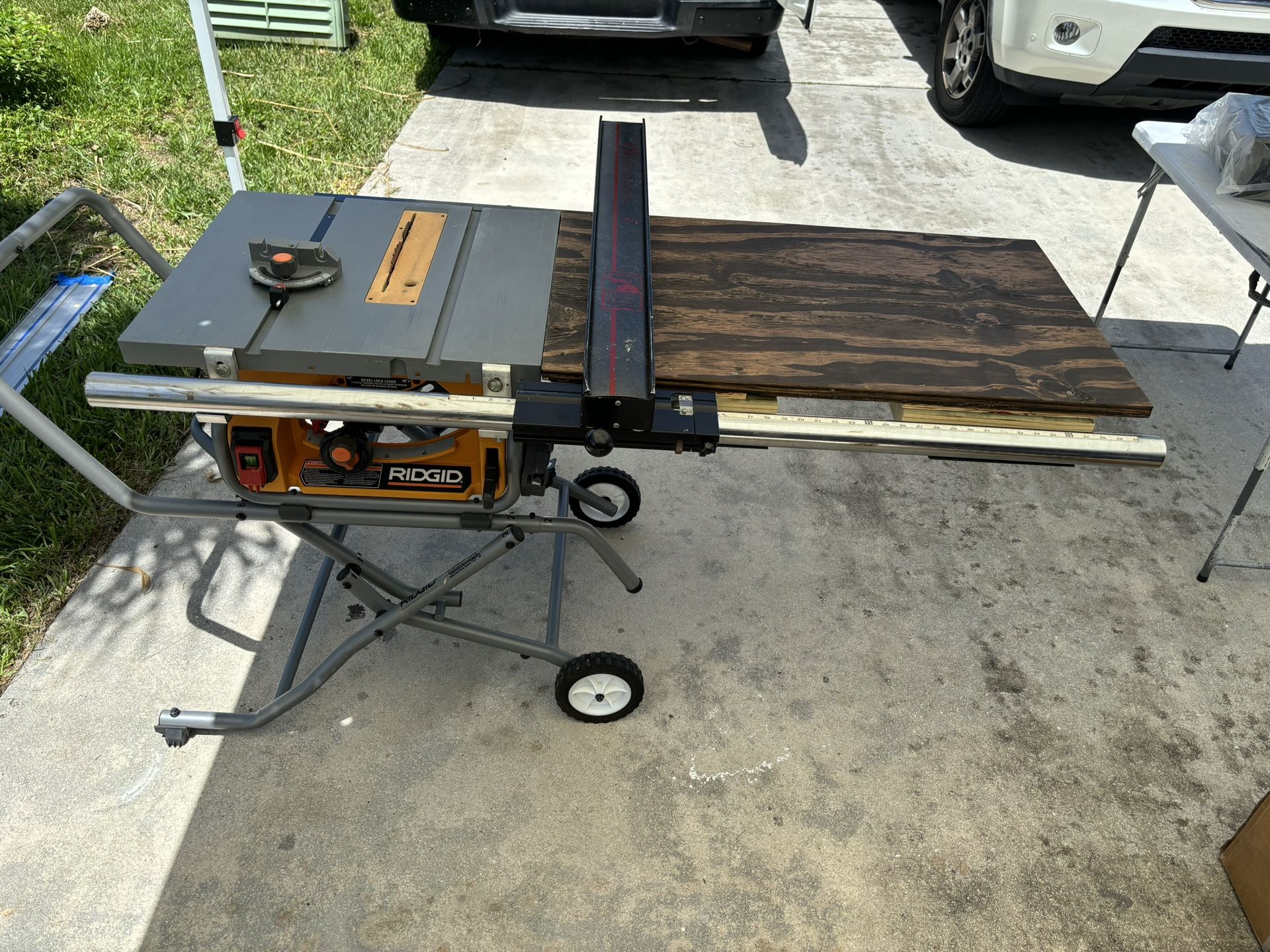 Rigid 10” Table Saw W Upgraded Vega Pro Fence System