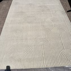 New! Article Clem Arch Cream Wool Rug *delivery*