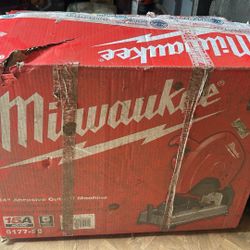 Milwaukee Abrasive Cut Off Machine 