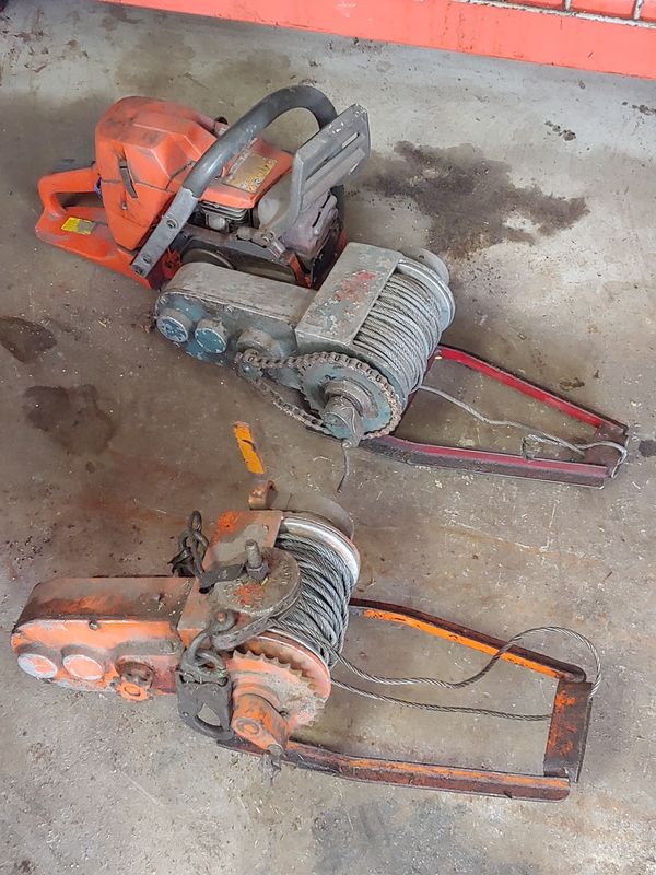Chainsaw winches Lewis brand for Sale in Tenino, WA OfferUp